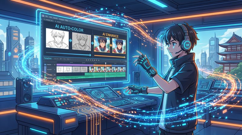 偷拍AI动漫创作